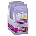Vagisil Wipes, Anti-Itch Medicated Feminine Vaginal Wipes, Maximum Strength, Instant Relief, 20 Wipes (Pack of 3)