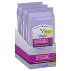 Vagisil Wipes, Anti-Itch Medicated Feminine Vaginal Wipes, Maximum Strength, Instant Relief, 20 Wipes (Pack of 3)