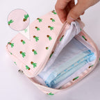 Vin Beauty 3Pcs Pad Bag for Period, Sanitary Napkin pad Pouch, First Period Pouch,Portable Menstrual Pad Pouch Feminine Menstrua