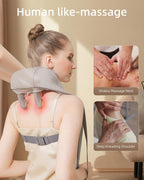 PERLEVI Neck Shoulder Massager with Heat,Deep Tissue Kneading Relieves Tension Improves Circulation,Mothers Day Gifts for Mom,Po