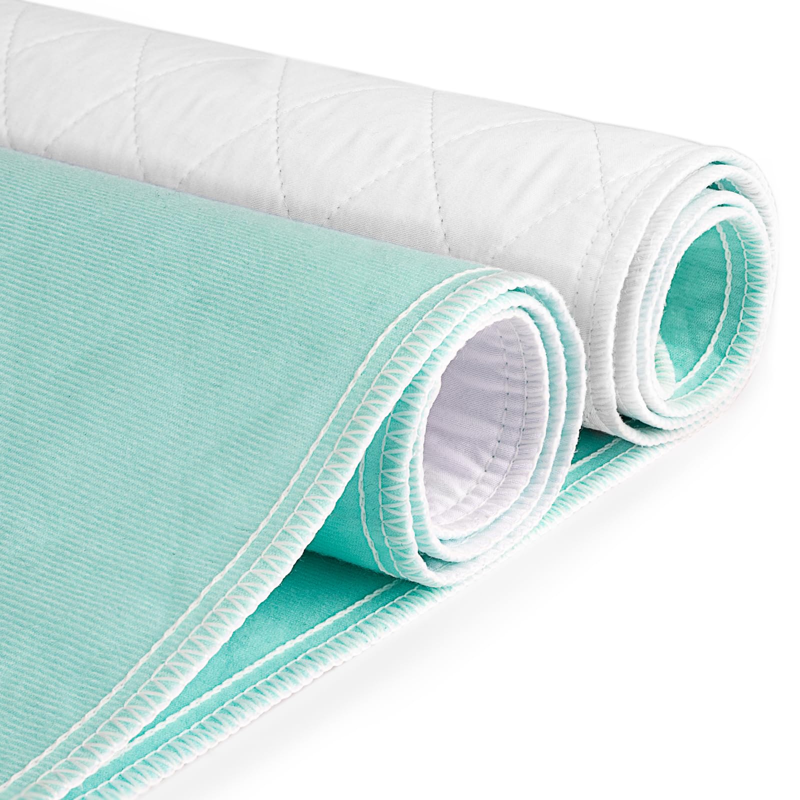 CoolShields Waterproof Bed Pads Incontinence 34 x 52 (2 Pack) Washable Reusable Bedwetting Mattress Protector Pad for Kids, 