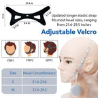 Chin Strap for CPAP Users,Chin Strap for Snoring,Adjustable & Breathable Anti Snoring Chin Strap for Sleeping, Jaw Strap for Sle