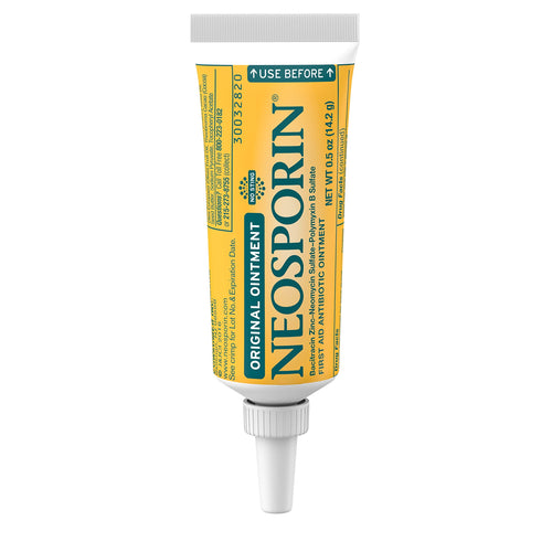Neosporin Original First Aid Antibiotic Ointment with Bacitracin Zinc for Infection Protection, Wound Care Treatment & Scar Appe