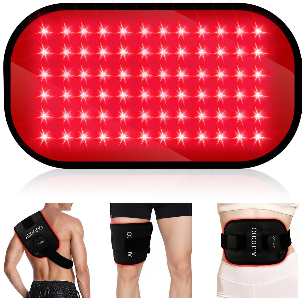 Red Light Therapy for Body, 660nm & 850nm Red and NearInfrared Light Therapy Wrap with Controller, Redlight Therapy Belt Produc