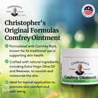 Christophers Original Formulas Comfrey Ointment, 2 Ounce - Herbal Ointment with Organic Comfrey Leaf in a Natural Beeswax and O