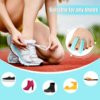 Mudder 16 Pieces Foam Toe Spacers for Feet Women 3 Layer Foam Toe Separators for Overlapping Toes Toe Stretcher Divider for Wome