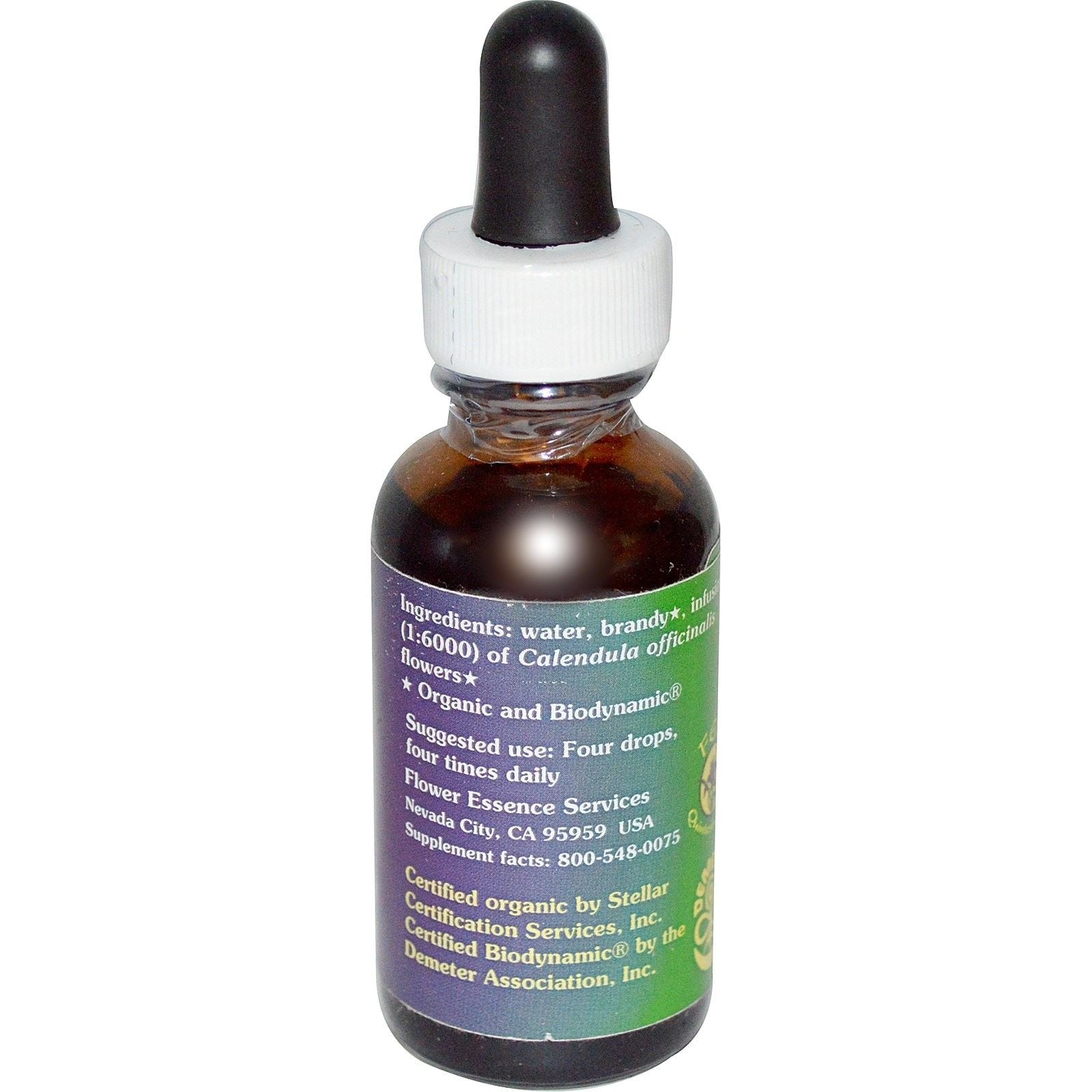 Flower Essence FES Quintessentials Calendula Supplement Dropper -- 1 fl oz