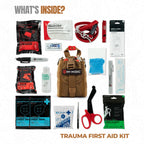 MY MEDIC TFAK Trauma First Aid Kit - Emergency Medical Rescue Gear Bag & Tactical Survival Supplies for Hunting, Hiking, Camping