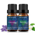 Lavender Oil and Jasmine Essential Oil, 100% Pure, Undiluted, Natural, Organic Aromatherapy Essential Oils Gift Set, 10MLx2
