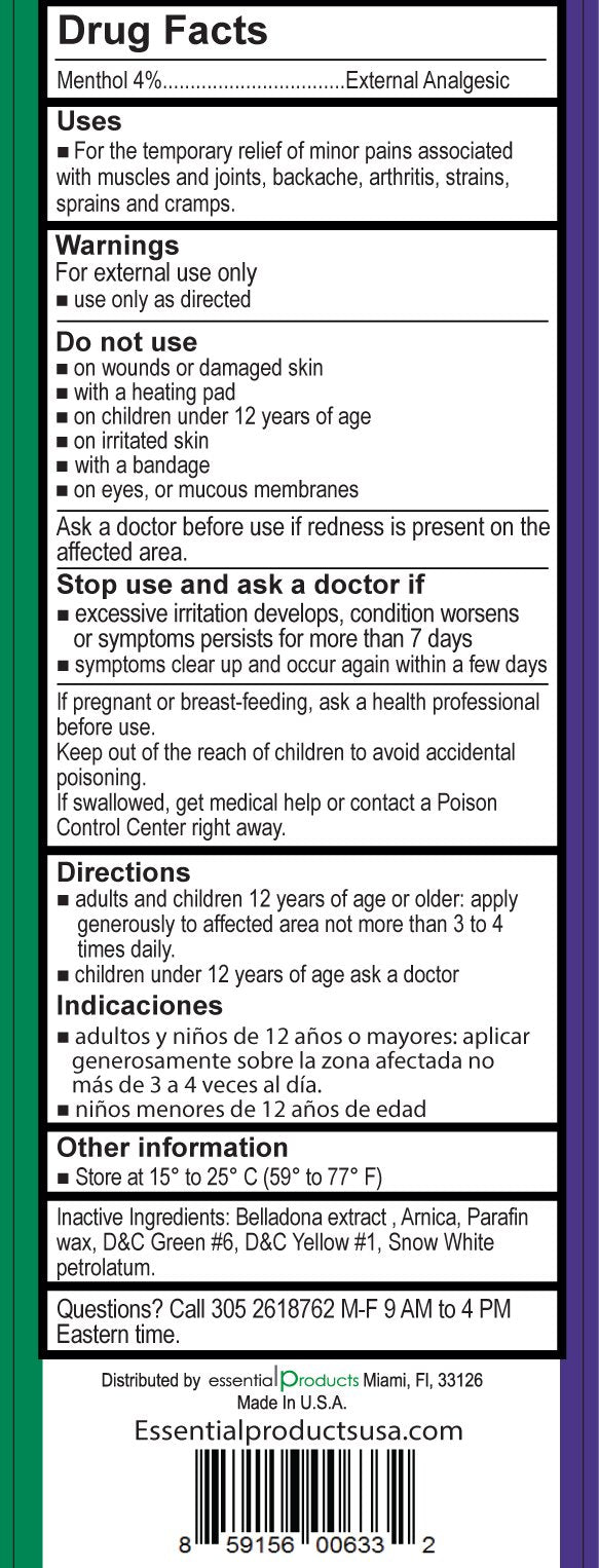 Belladona and Arnica Analgesic Ointment 5 oz (141g) Paraben Free