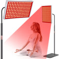 SAVILER Red Light Therapy Panel, 160 LED DualWavelength Lamp with Stand
