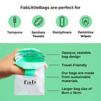 Fab Little Bag Starter Plus Pack - 45 Sanitary Disposal Bags Plus Recyclable Refill Pack for Out and About (45 Pack)