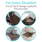 Sures Waterproof Chair Pads for Incontinence (22 x 21) - Washable, Waterproof Seat Protector - Chair Protector Seat Cover - Abso