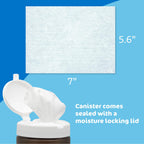 Pharma-C 3% Hydrogen Peroxide Wipes [6 pack - 40ct canisters] - First Aid. H202 Skin Safe Antiseptic Wound Cleaner.