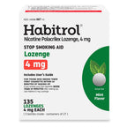 Habitrol Nicotine Lozenges 4 mg Mint Flavor - 135 Count - Stop Smoking Aid - Reduce Cravings and Withdrawal Symptoms