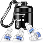 2 Pairs High Fidelity Concert Ear Plugs, Silicone Hearing Protection Earplugs, Noise Reduction Music Ear Plugs for Concerts, Mus