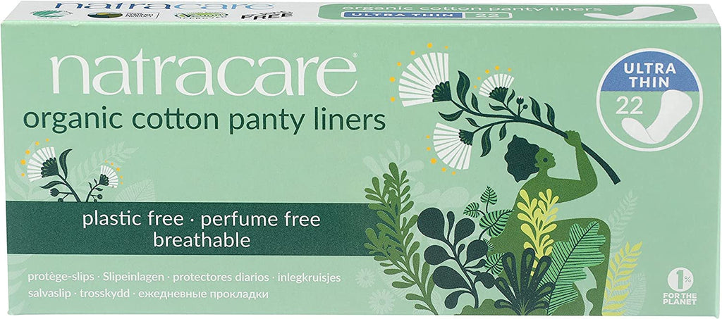 Natracare - Organic Cotton Pantyliners, 22 ct