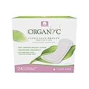 ORGANYC Hypoallergenic 100% Organic Cotton Panty Liners, 24-count Boxes (Pack of 2)
