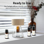 LOXIM Twilight Aromatherapy Diffuser with Sweet Dreamscape Essential Oil Blends, Atomizing Technology Diffuser with Essential Oi