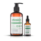 Atoskin Shower & Serum - for Eczema, Psoriasis, Dry, Itchy Skin - with RicoBio JA7 is a Natural Herbal Extract.