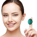 Pinkmini Portable Facial Massager, Waterproof Rechargeable Powerful Multifunctional Eye, Finger and Body Mini Massager (Green)