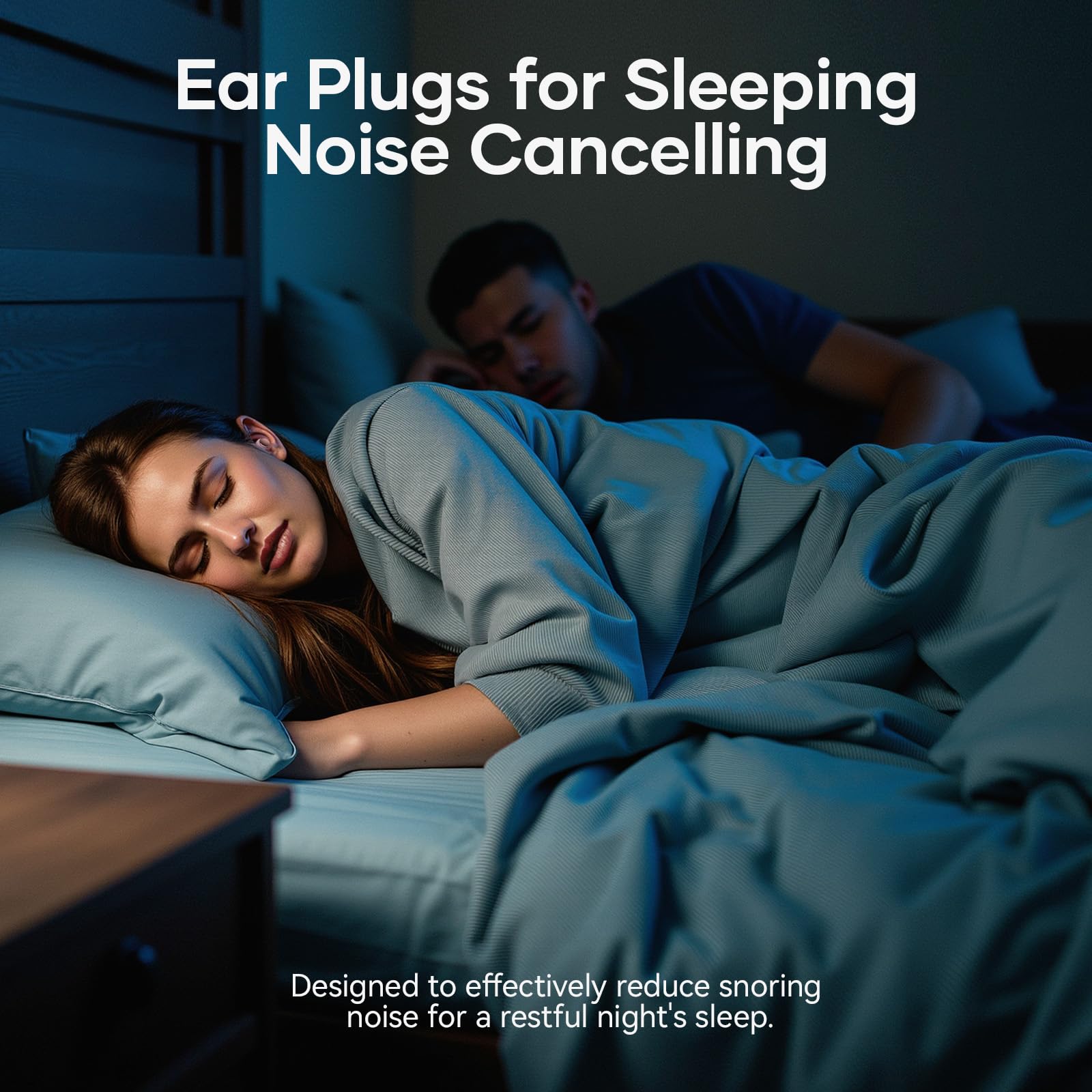 LIMEHO Ear Plugs for Sleeping Noise Cancelling, Reusable Earplugs for Sleep, Concerts, Travel, Work, Study&Focus, SNR 30dB Silic