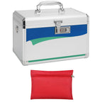 LOCKCURX Medication Lock Box - Childproof Medicine Box with Combination Lock, Medical Storage Case with Tray, Travel First Aid K