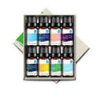 Pursonic Blends of 100% Pure Essential Aromatherapy Oils Gift Set-8 Pack , 10ML