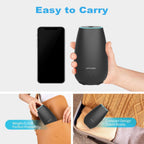 SOICARE Car Diffuser for Essential Oils, Small Portable Car Essential Oil Diffuser with Built-in USB Cable, Mini Aromatherapy Ai