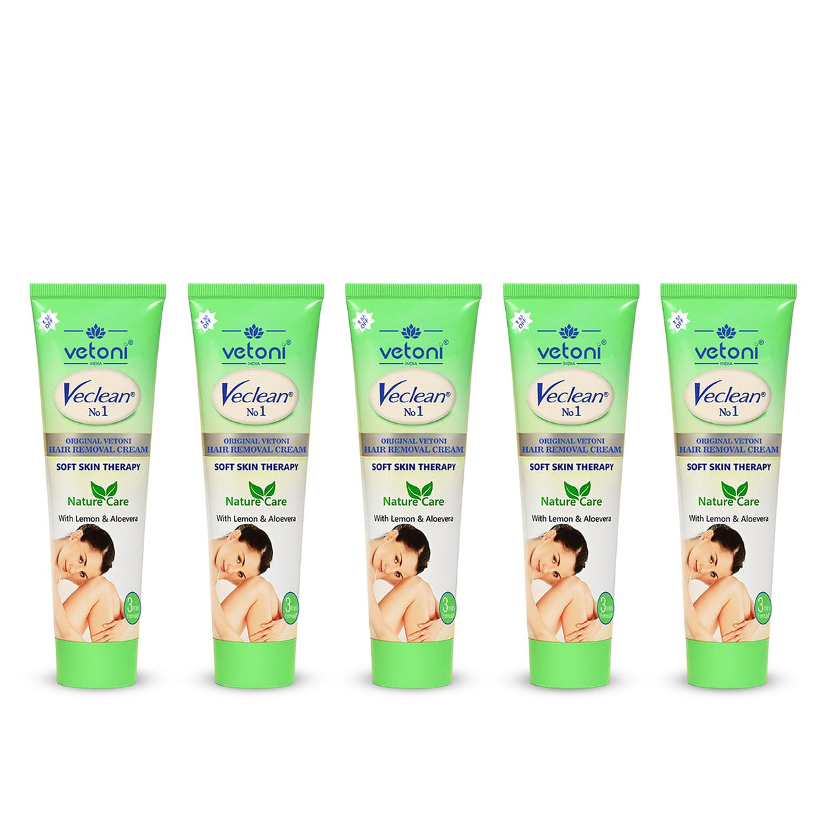 Vetoni Veclean No.1 Hair Removal Cream for Men & Women | Lemon & Aloe Vera  Painless, Smooth Hair Removal & Gentle Skin Care fo