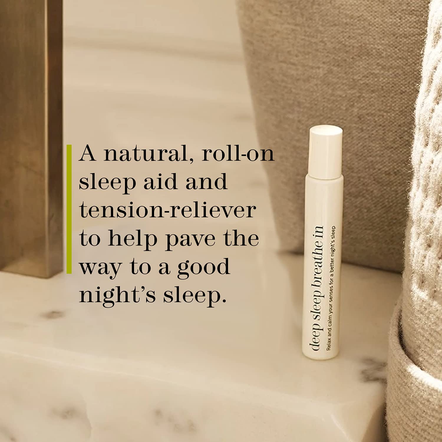 THISWORKS Deep Sleep Breathe in, Natural Roll-On Sleep Aid and Tension Relief, 8 ml
