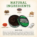 Smokey Mountain Herbal Long Cut - Wintergreen - 10 Can Box - Tobacco Free and Nicotine Free Snuff
