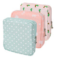 Vin Beauty 3Pcs Pad Bag for Period, Sanitary Napkin pad Pouch, First Period Pouch,Portable Menstrual Pad Pouch Feminine Menstrua