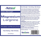 Nutrasal Magnesium L-Arginine Cream - 8oz