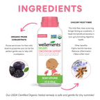 wellements Organic Baby Constipation Support Relieves Occasional Constipation for Infants & Toddlers, No Harsh Laxatives, USDA C