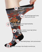 YOKEEP diabetic socks for women & men extra wide, 2 pairs non binding neuropathy diabetic socks for women men swollen feet