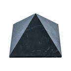 Shungite Stone Protection Pyramid 2 | Authentic Shungite Stones Protection Unpolished Pyramid 2 inches (5 cm) | Black Stone Crys