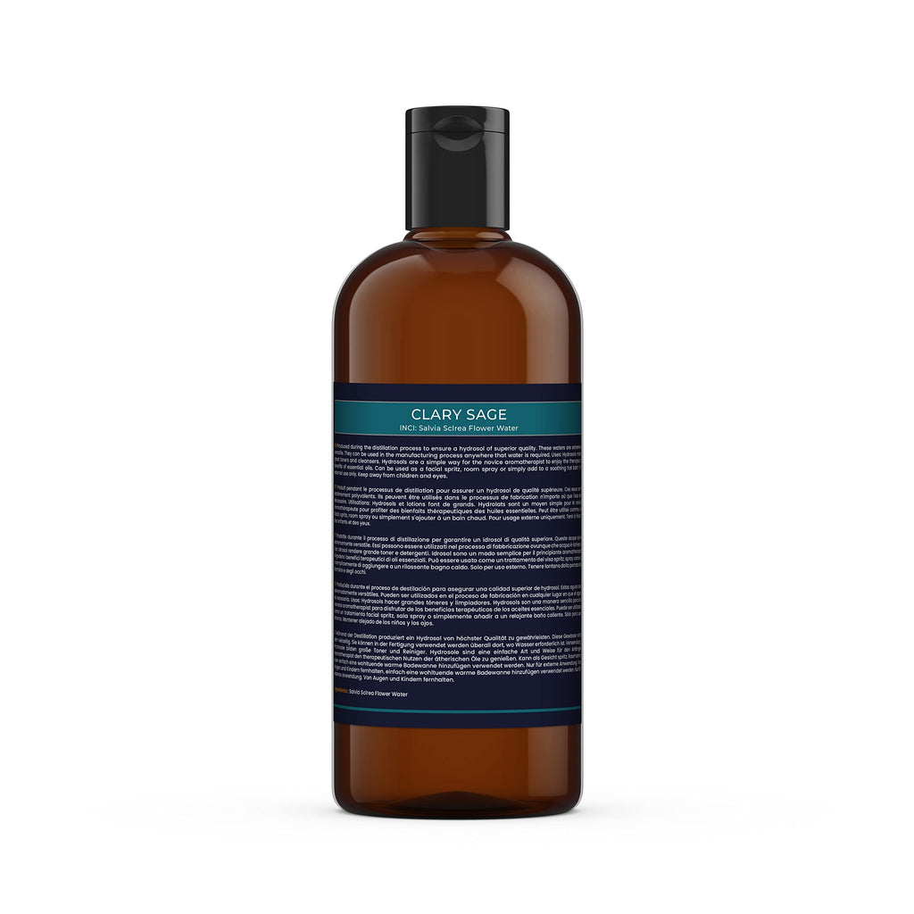 Mystic Moments Clary Sage Hydrosol Floral Water - 500ml