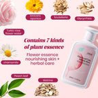 FuYanJie Peach Leaf Feminine Wash For intimate area Hygiene and Itchy, pH Balanced Body Wash with Lactic Acid For Sensitive Skin