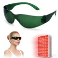 Dubofu Red Light Therapy Glasses, Eye Protection for Red Light & Near Infrared 600900nm, Lightweight Comfortable Safety Glasses