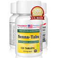 Senna Tablets 100 Ct. | Natural Vegetable Laxative [Made in USA] | Laxatives for Constipation, Colon Cleanser, Detox Cleanse, Co