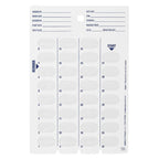 Ezy Dose Disposable (31-Day) Pill, Medicine, Vitamin Organizer Box | Monthly Planner Refill Pack | Kit includes 12 Cards and Bli