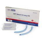 LINE2design Nasal Airway Kit 28F - Medical Nasopharyngeal Management Trauma Airways - First Aid Emergency Rescue Latex Free Resp