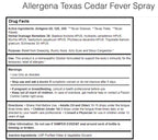 PROGENA Allergena Texas Cedar Fever (2 Fl Ounce Spray, Adult)