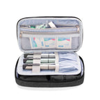LUXJA Diabetic Supplies Travel Case, Storage Bag for Glucose Meter and Other Diabetic Supplies (Bag Only), Black