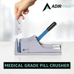 Adirmed Pill Crusher, Medical Grade Pill Crushers for Elderly, Crush to Fine Powder, Pill Smasher Compatible with Pill Crusher P