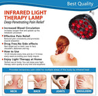 Elitzia Infrared Lamp Bulb 660nm Red and 850nm Near Infrared Bulb Accessory for ET350 Infrared Light Device ETPAR38 (Black)