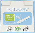 Natracare Tampons Regular with Applicator, 2 Pack