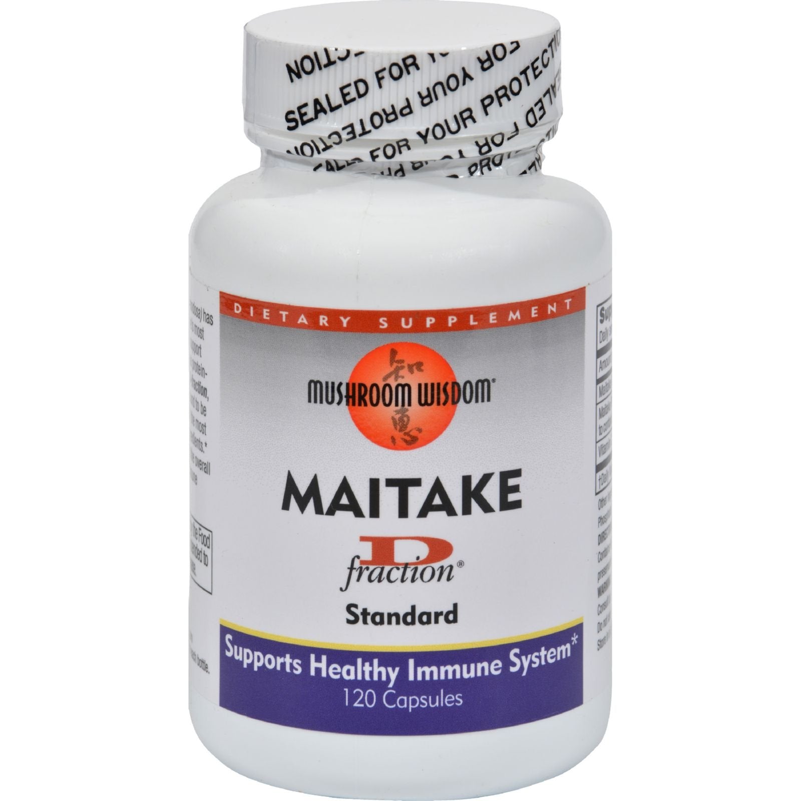 Grifron Maitake D-Fraction Standard Capsules, 120 Count