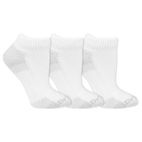 Dr. Scholl's Women Advanced Relief Blisterguard - 2 & 3 Pair Packs Non-binding Cushioned Moisture Management Socks, White, 8-12 